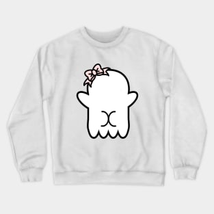 Cute Ghost With A Butt Crewneck Sweatshirt